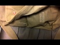 Floppy army messenger bag