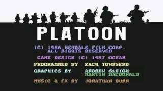 Platoon c64 title tune