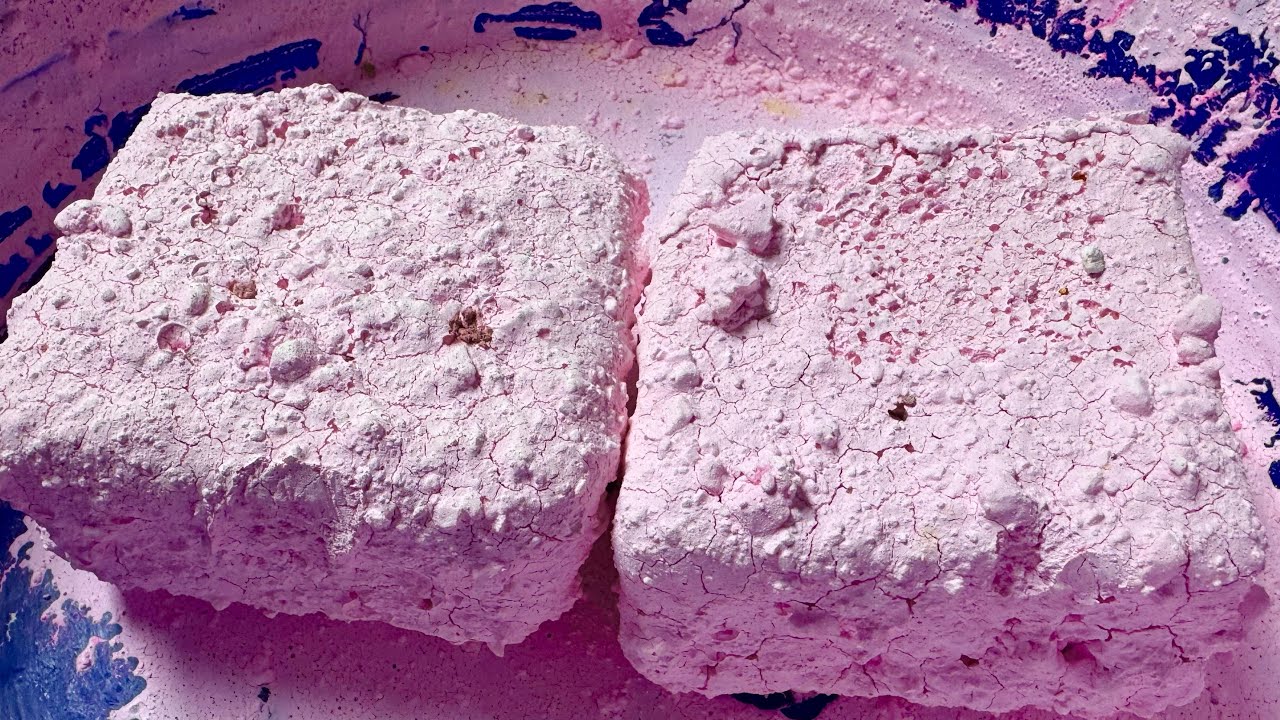Oily Pink Pasted Jumbo Unpolished Chalk Blocks - YouTube