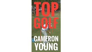 TOP SWING - CAMERON YOUNG - IRON SLOW MOTION DOWN THE LINE DTL ANALYSIS (WGC-DELL 2023)