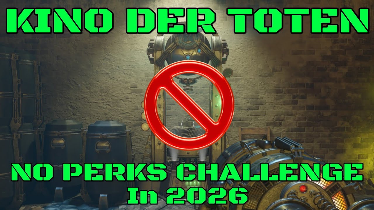 KINO DER TOTEN NO PERKS CHALLENGE | Black Ops 3 Zombies