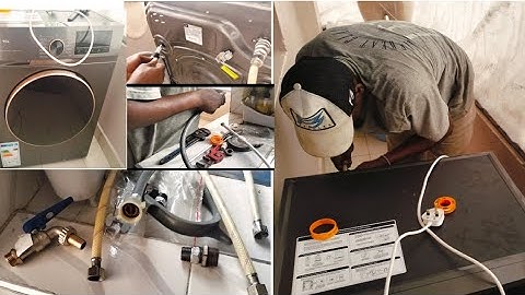 TCL AUTOMATIC FRONT LOAD WASHING MACHINE INSTALLATION|TRANSPORTATION BOLT|INLET & HOSE EXTENSION