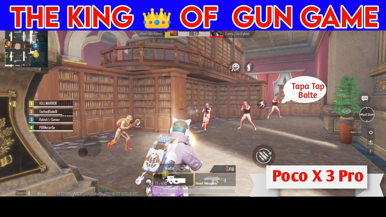 pubg mobile gun game || BGMI Gun game || The king of gun game in BGMI 