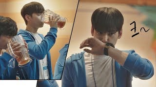 [맥주 CF] 차은우(Cha eun woo), 피처를 한 손으로 원샷(!)하는 너란 남자 내 아이디는 강남미인(Gangnam Beauty) 1회