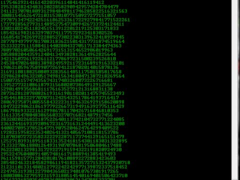 Command Prompt Code for the falling matrix code! - YouTube