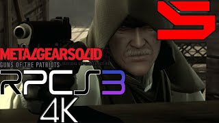 Metal Gear Solid 4 : Guns of the Patriots | rPCs3 4K 60FPS Ep.5