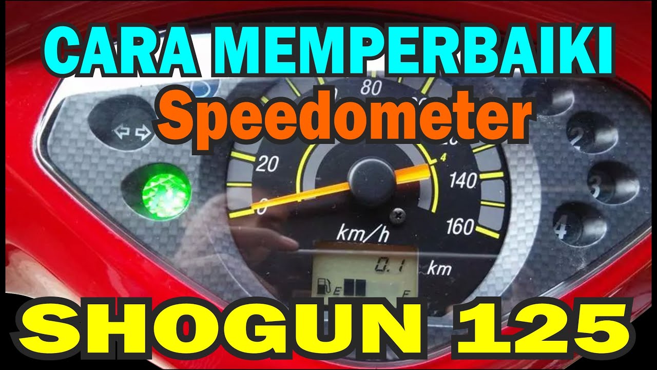 Cara Perbaiki Speedometer SHOGUN 125 ARASHI ||LCD SUNBURN (Fisyin Star Official)