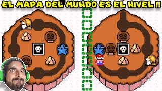 HACK DE MARIO WORLD DONDE EL MAPA DEL MUNDO ES EL NIVEL !! - Hacks Locos de SMW con Pepe el Mago