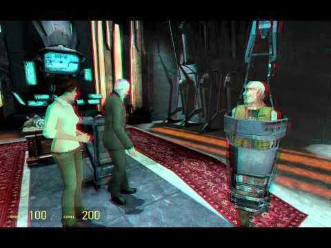 Half life 2 Complete part.16 Ending in 3D Anaglyph