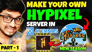 How To Make A Minecraft Server Like Hypixel in Aternos | How To Make Lobby in Aternos Server