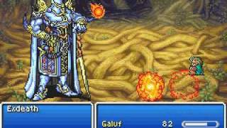 Final Fantasy V - Galufs Demise Galuf Vs Exdeath