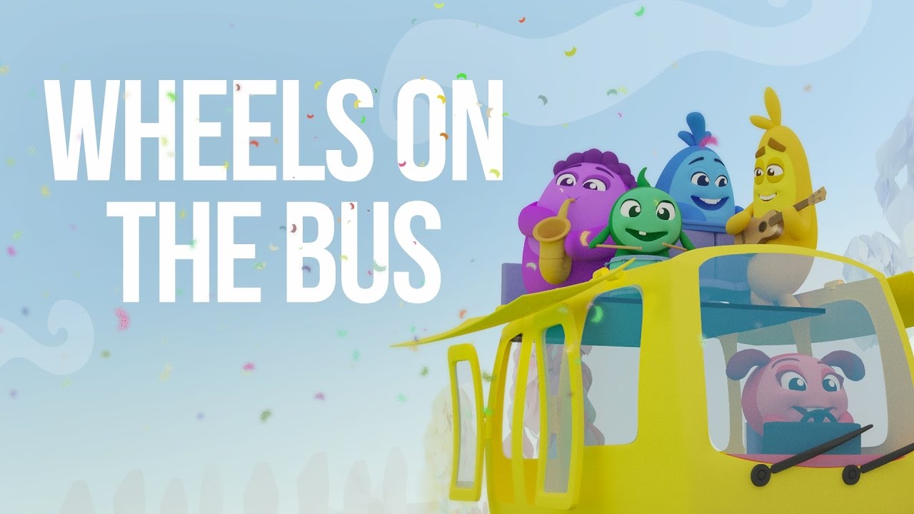 Wheels On The Bus Go Round And Round Nursery Rhyme And Kids Songs