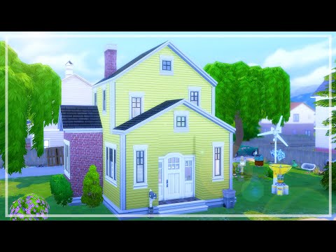 🍄 STARTER SUBURBAN COTTAGE 🍄 | The Sims 4: Speed Build