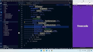1.6 Flutter Custom Fonts in Text widget. Text Style in Flutter. Tutorial for Beginners using Dart