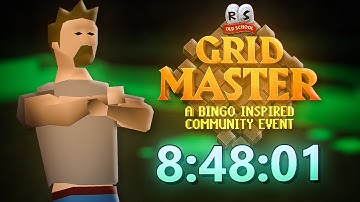 Old School Runescape Gridmaster in 8 Hours 48 Minutes IGT (No Logout Advantage) (VOD)