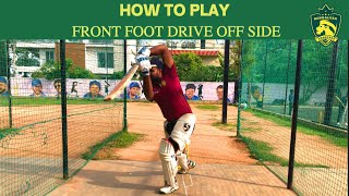 How to play Front Foot Drive Off Side | Cricket Master Class | #bengalurushooterz #cricket