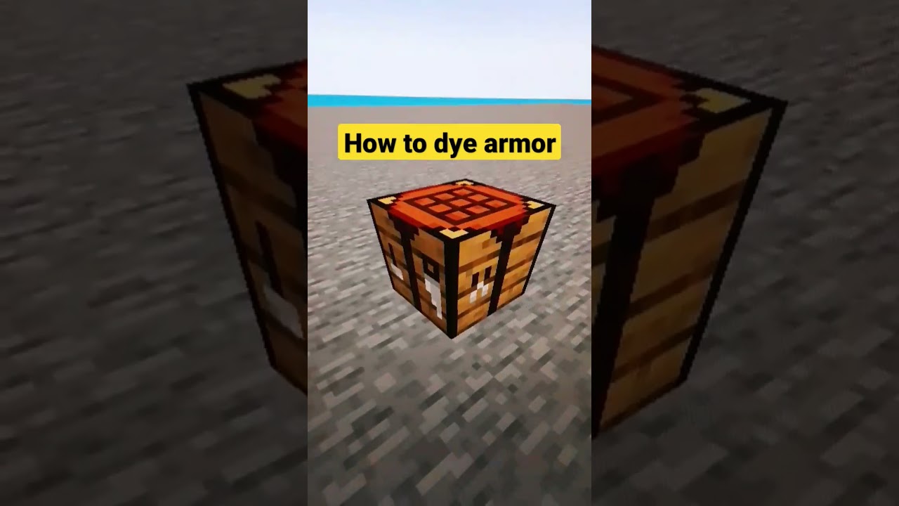How to Dye Armor in Minecraft!