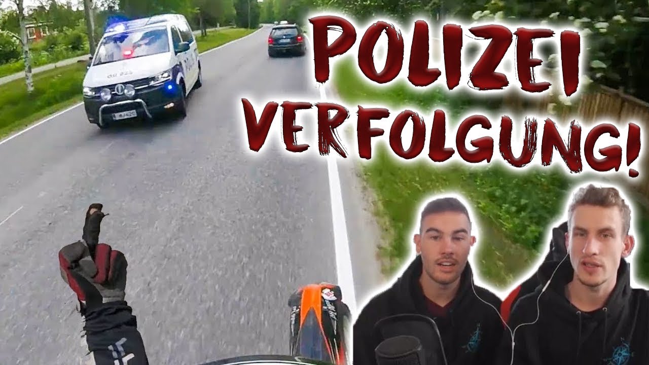 Er haut vor der Polizei ab! YouTube