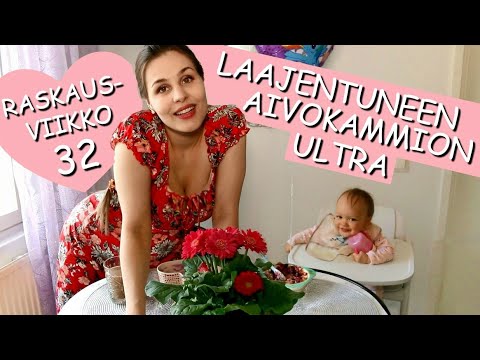 Video: 32. Raskausviikko - Sikiö, Vatsa, Vuoto