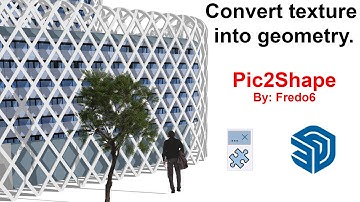 Pic2Shape - Convert Textures or Images into geometry in SketchUp