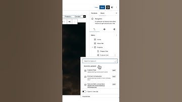 Editing MENUS in #wordpress 6.2 #shorts