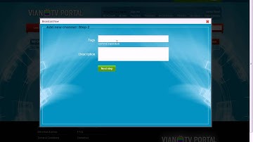 VianoTV Portal - How to create a channel