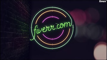Logo Animation - make custom 3d neon sign light intro for your logo or text