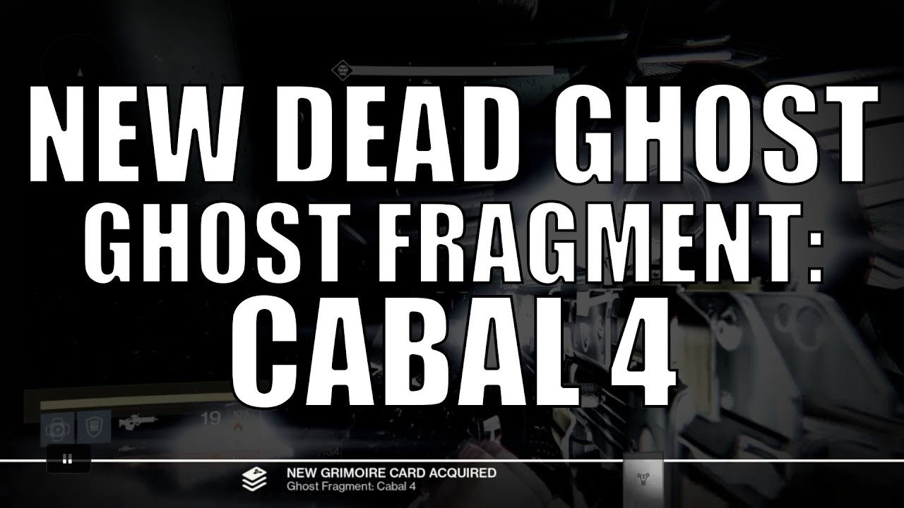 Ghost Fragment: Cabal 4 - TTK New Dead Ghost - First New Mission on Phobos