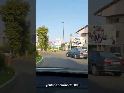 هایپرلپس رانندگی در لاهیجان گیلان شمال ایران Lahijan Gilan Shomal Iran رشت لنگرود انزلی Rasht Fuman