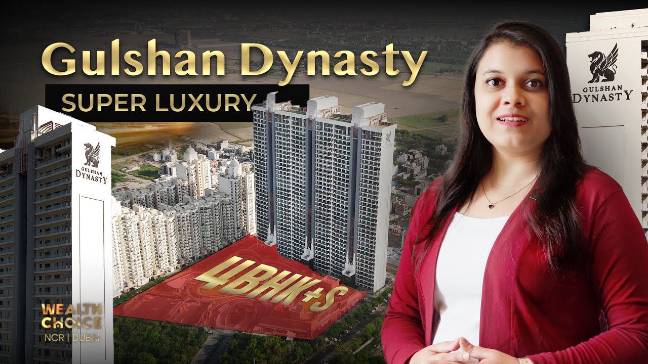 Step Inside Noida’s Most Lavish 4 BHK – Virtual Tour of Gulshan Dynasty, Sector-144