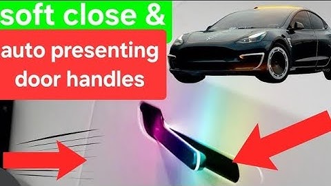 ✨ ULTIMATE Tesla Door Upgrade! SOFT CLOSE + AUTO-PRESENTING Handles! (Model 3/Y) 🤩 (Demonstration)