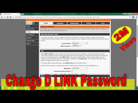 Video: How To Change Wifi Password D-link