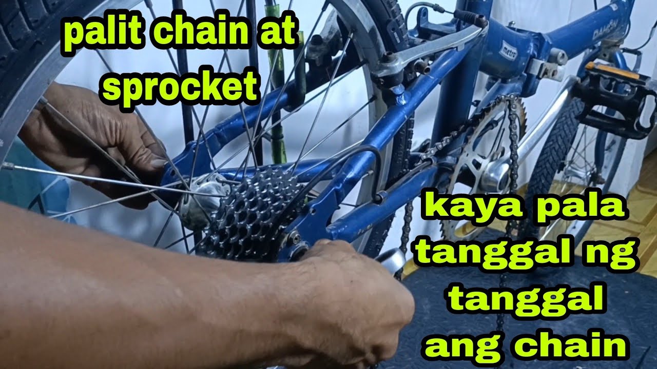 PAANO MAGKABIT NG CHAIN AT SPROCKET ??? HOW TO CHANGE CHAIN AND