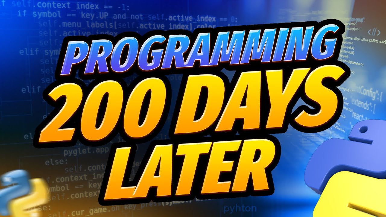 200 Days of Python Programming - YouTube