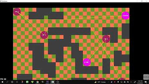 Dev Log 7 - A* Search, pathing to checkpoints, random map generator improvements [LibGDX]