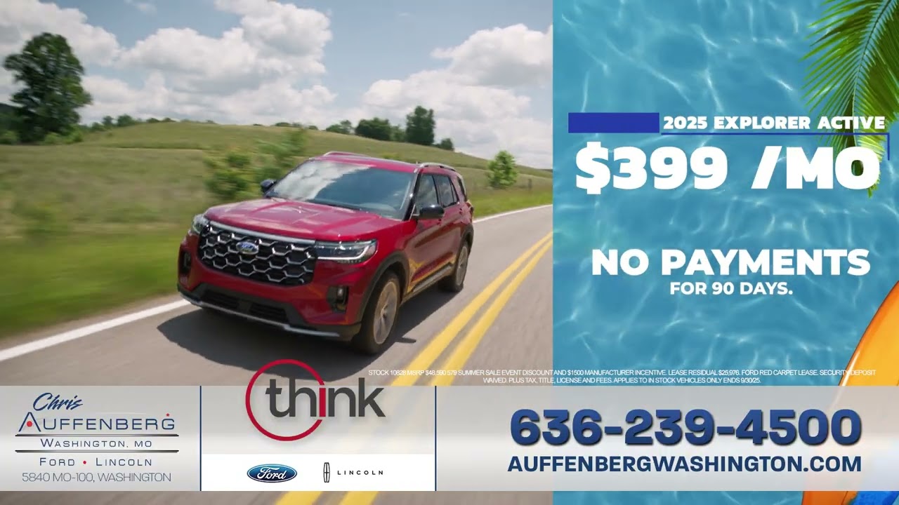 The Ford Summer Sales Event is Going on Now at Chris Auffenberg Ford Lincoln