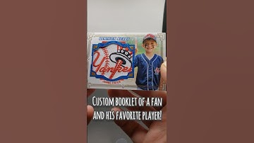 Custom Booklet of a Fan and His Favorite Player Aaron Judge - Dual Patch 1/1!