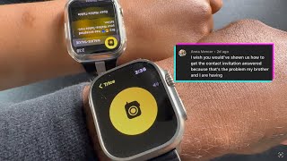 How To Send/Receive A Invitation To Your Contacts For Walkie Talkie Use On Apple Watch!