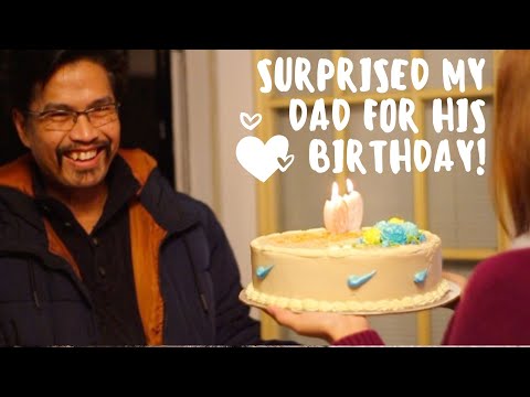 surprised my dad for his birthday!