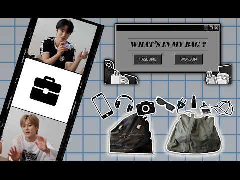 WHAT's IN WHIB BAG? 👜 | HASEUNG, WONJUN