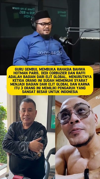 guru gembul sebut Hotman Paris, Dedi Corbuzier dan Raffi Ahmad bagian dari elit global