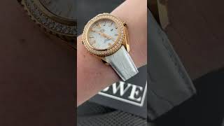 Omega Seamaster Planet Ocean Rose Gold Diamond Watch 232.58.38.20.04.001 Wrist Roll | SwissWatchExpo