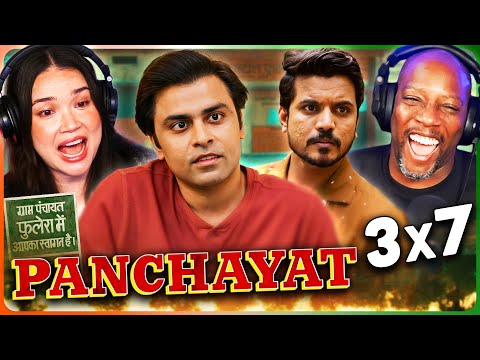 PANCHAYAT 3x7 "Shola" REACTION! | Jitendra Kumar | Raghubir Yadav | Chandan Roy