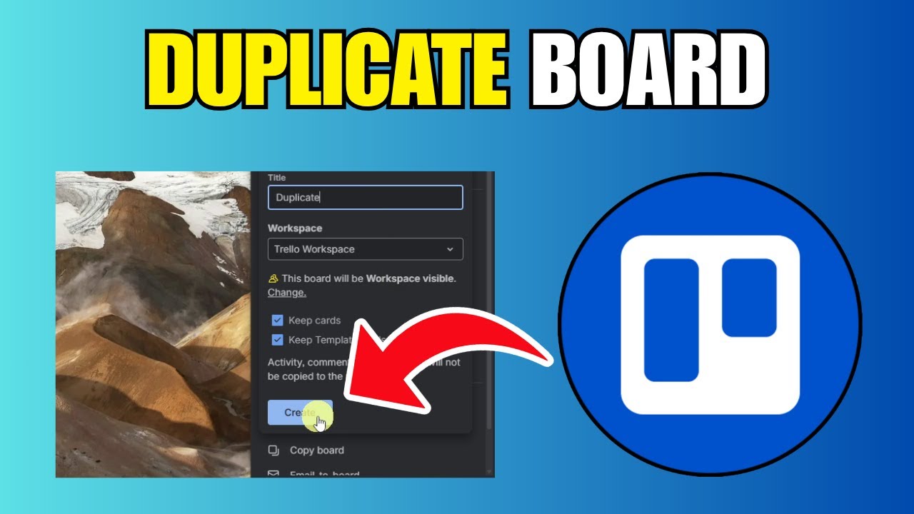 How To Duplicate Board in Trello - New Method