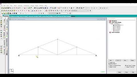 Staad Pro Tutorials- Analysis of Truss