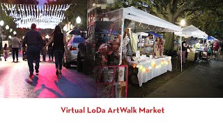 Virtual LoDa ArtWalk Market