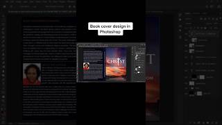 How to Design a Book Cover in Photoshop - #shorts