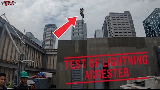 test of lightning arrester