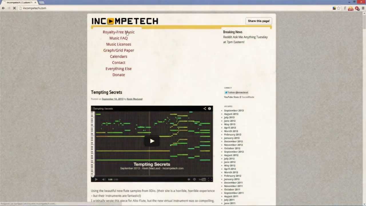 Where to get free music for your videos non copyrighted royalty free