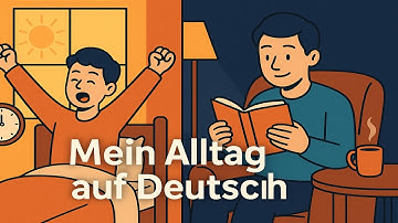 Wie sieht dein Alltag aus? 🌞 | A1 German Daily Routine Vocabulary + Time Expressions